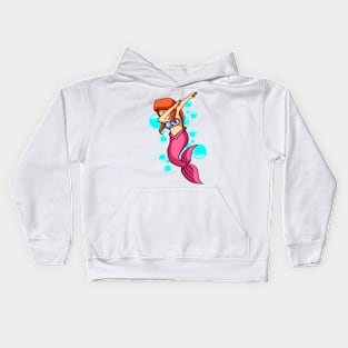 Dabbing Mermaid Kids Hoodie